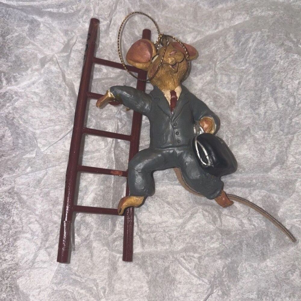 Kurt Adler Hole In The Wall Gang Christmas Ornament Corporate Ladder Male